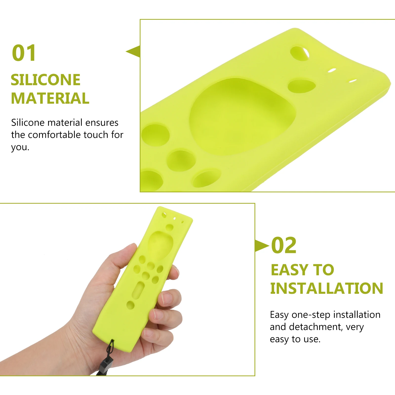 

Remote Control Case Protective Sleeve for Firestick 5 9 Inch Controller Cover Silicone Gel Controller Accessory Remote