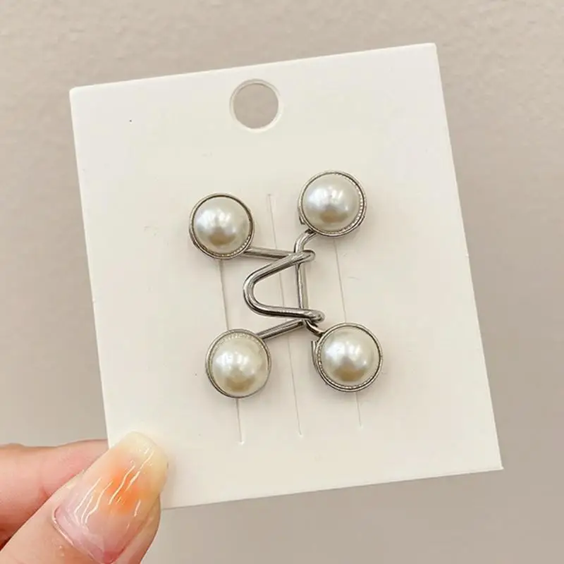 

Waist Tighten Brooch Pin for Pants with Anti-Exposed Buckle Brooch Clip Jeans Waist Pin Clothing Accessories for Female Y08E