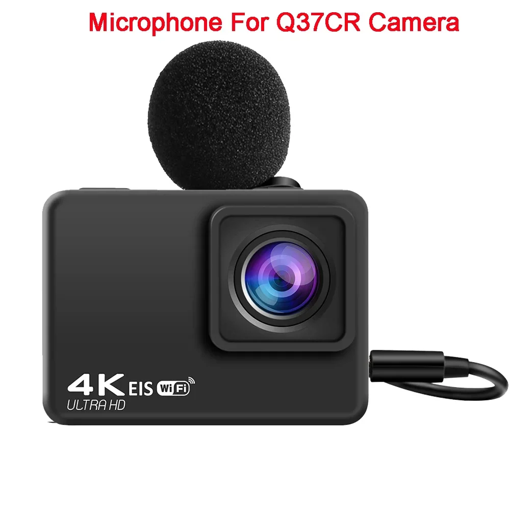 High Fidelity Externe Microfoon Voor Go Waterdichte Pro Sport Camera Action Camera Micro Usb/Type-C Connector Kabel Lengte 1.5M