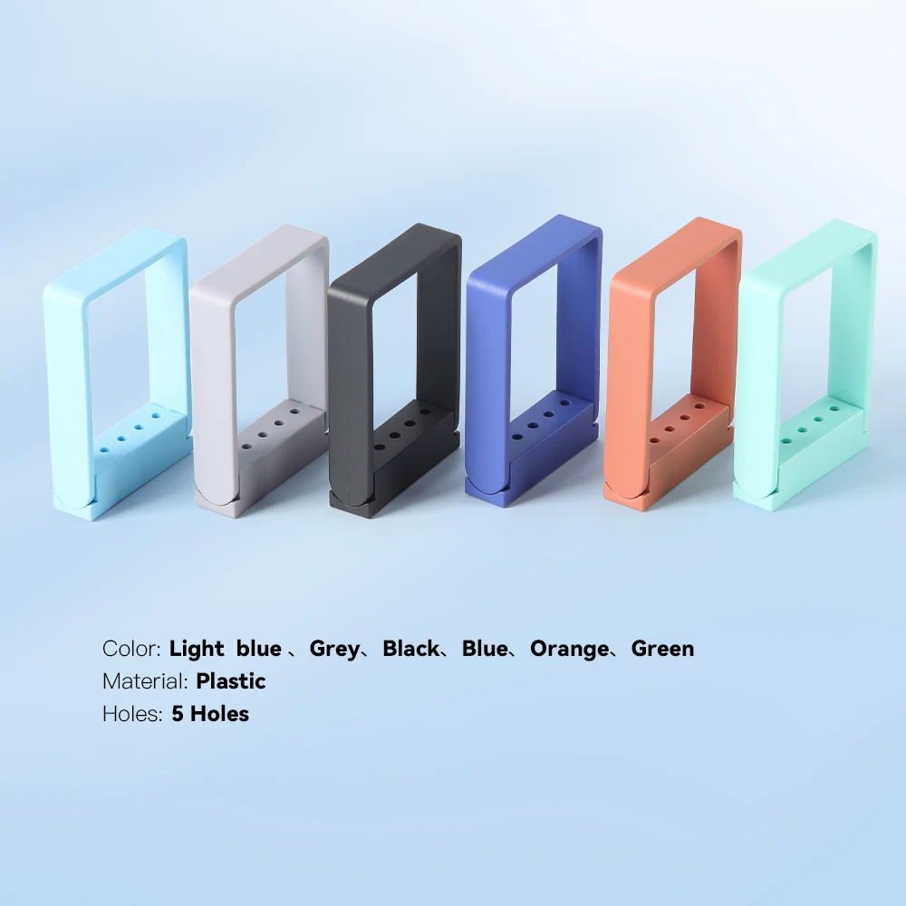 1 قطعة AZDENT الأسنان HP الأزيز حامل 5 ثقوب مجمع صندوق تعقيم من البلاستيك الأوتوكلاف تخزين الرف أداة طب الأسنان #4