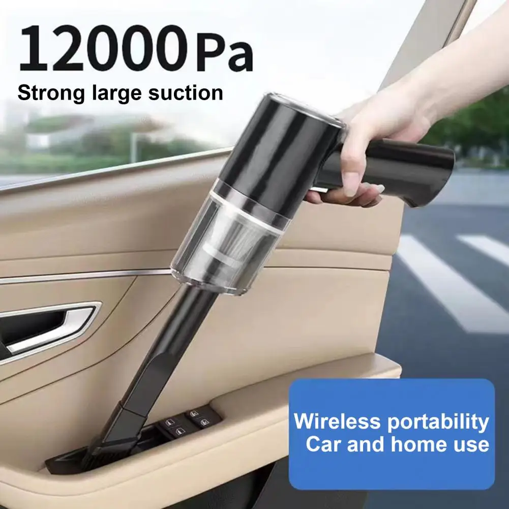 Cordless Handheld Car Vacuum Cleaner Strong Suction Low Noise Multifunctional Air Blower Dust Remover