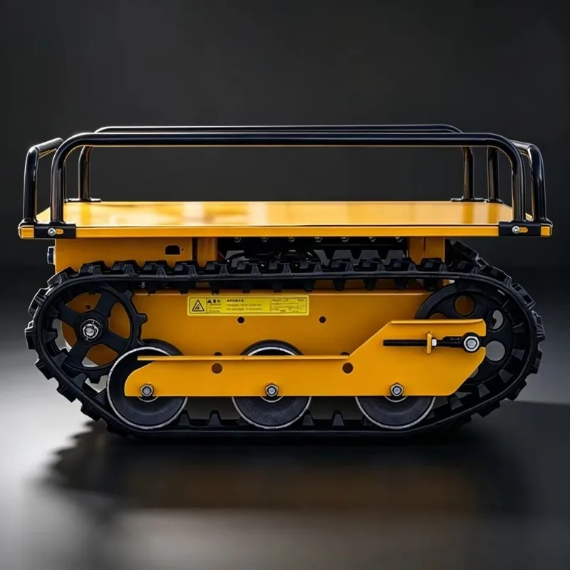 New 500kg 1000W Remote Control Electric Crawler Carrier Wireless Mini Dumper All-Terrain Tracked Utility Cart for Orchard Garden