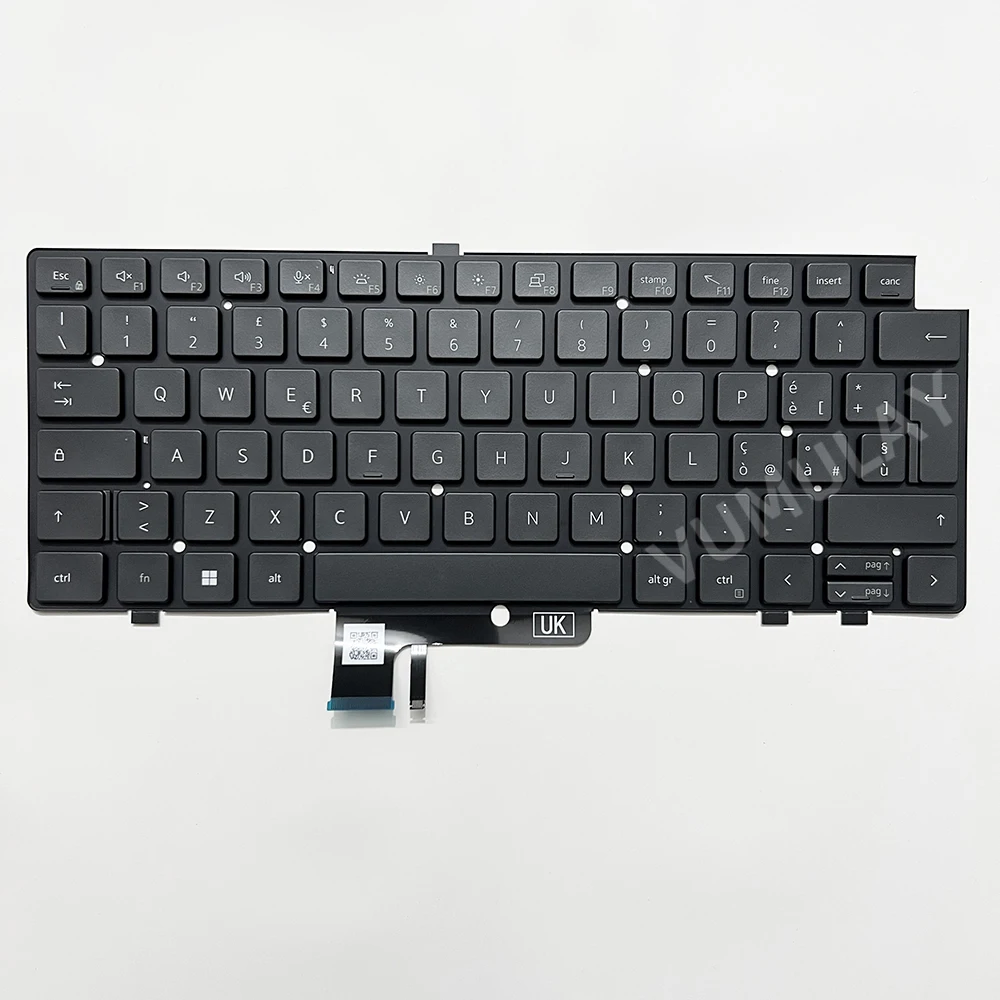 Imagem -02 - Teclado Retroiluminado Italiano para Notebook Dell Latitude 7440 2023 7640 0p94fn Spn-lac Sg-b279074a 0mfxcf Sn2b01b20