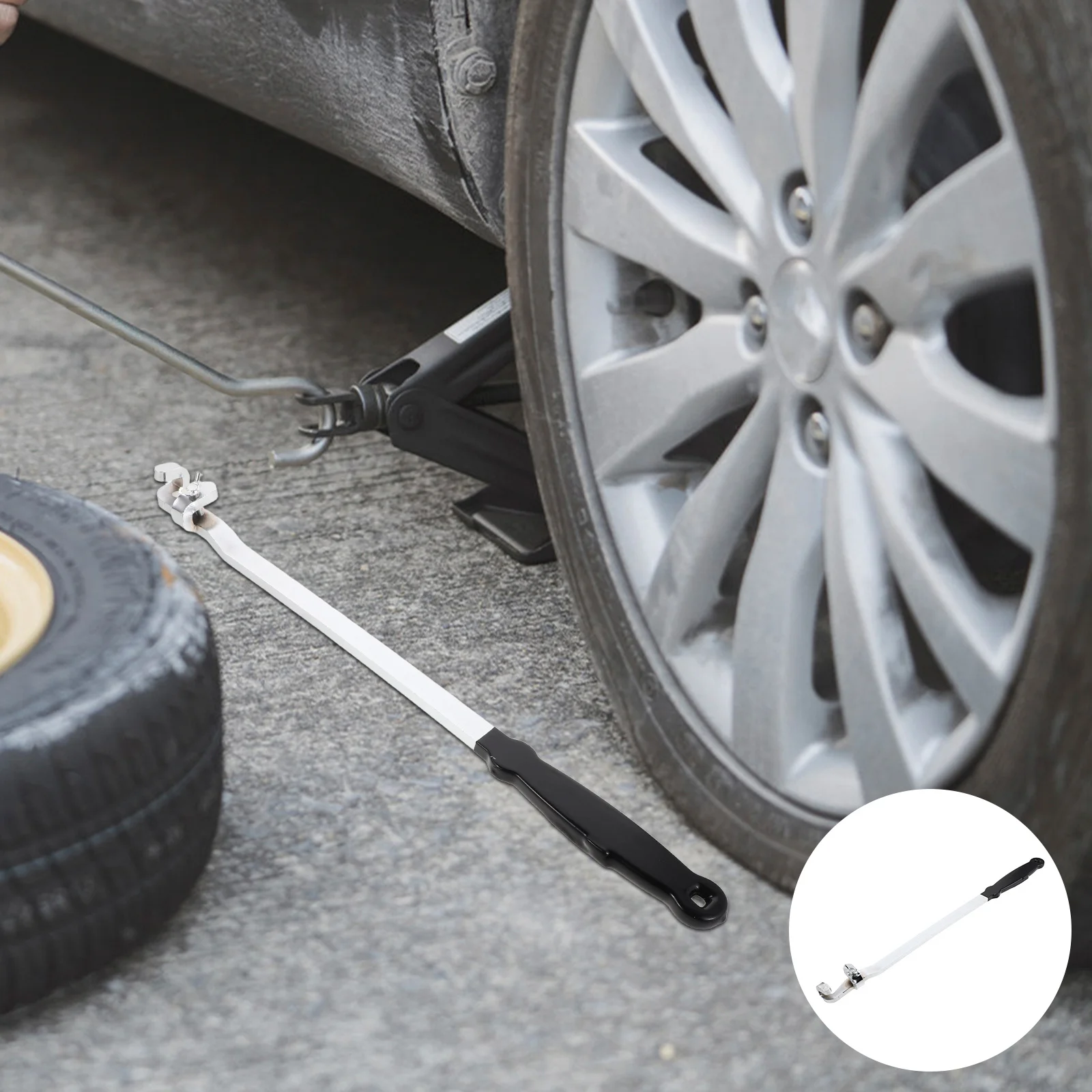 

Heavy Duty Wrench Extender Tool Bar Long Breaker Bar Extension Adapter for Car Wheel Repair Spanner Wrench Extender