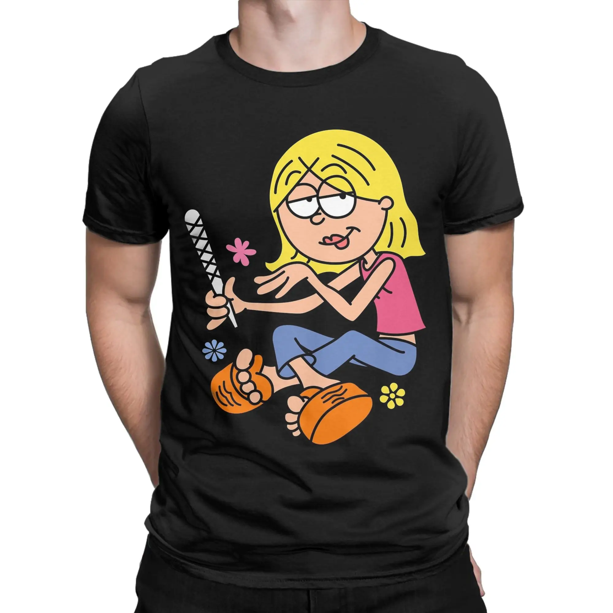 Cool Lizzie McGuire T-Shirt Men Crewneck Cotton T Shirts  Short Sleeve Tees Gift Idea Tops