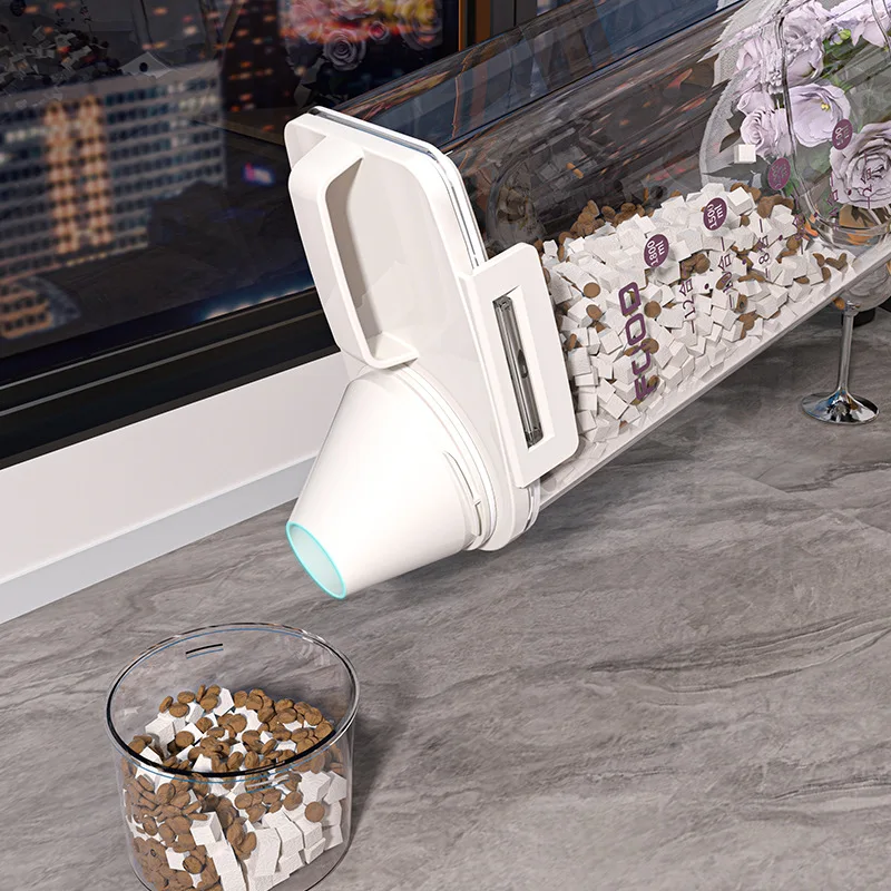 Sealed Cat Food Storage Bucket Vacuum Preservation Tank for Dog Food Moisture-proof and Dehumidifying Pet Dog Snack Storage Box