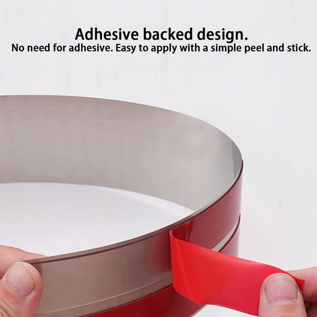 Door Bottom Protector Stainless Steel Toe Kick Plate For Cupboards And Cabinets Kitchen Island DIY Self-adhesive Wall Decals