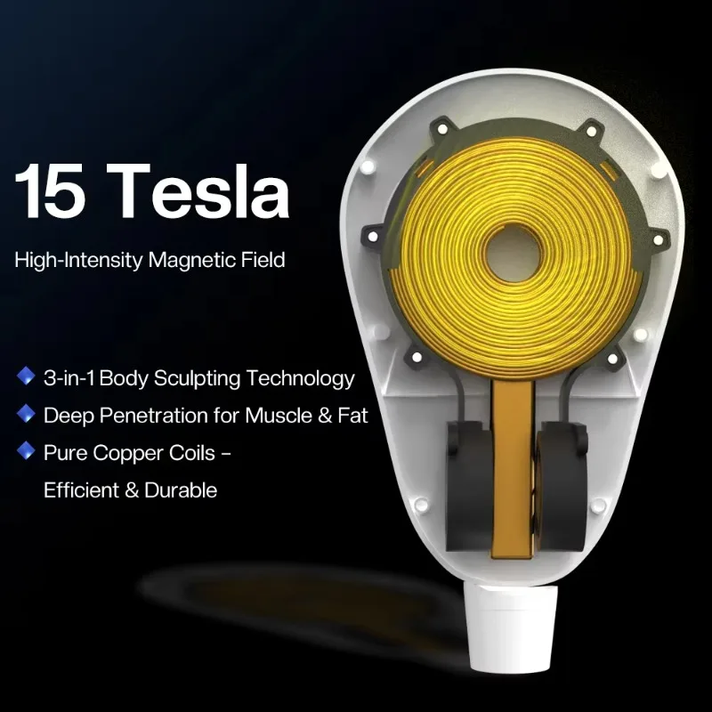 Renasculpt Ems 4 Handle 15 Tesla Body Sculpting Muscle Building Ems Machine