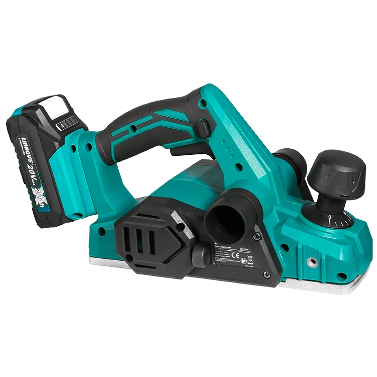 

Portable Hand Plane 18V Rechargeable Electric Plane 16,000 Rpm Portable Cordless Wood Cutting Tool With Key