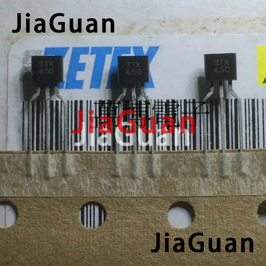 

10Pair NEW ZETEX Triode ZTX450 ZTX550 TO-92 Transistor 450 550 Audio Power Amplifier ZTX450/ZTX550 Laser word Taping 1A 1W 60V