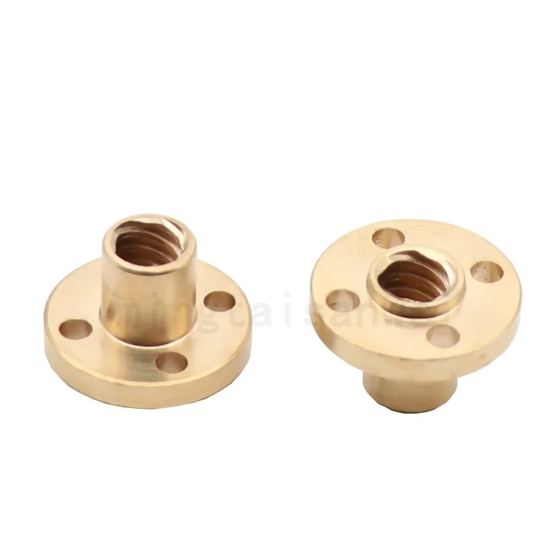 3D-Druckerzubehör T8-Schraubenmutter, Teilung 2 mm Steigung 8/2 mm Trapezschraube Messingmutter