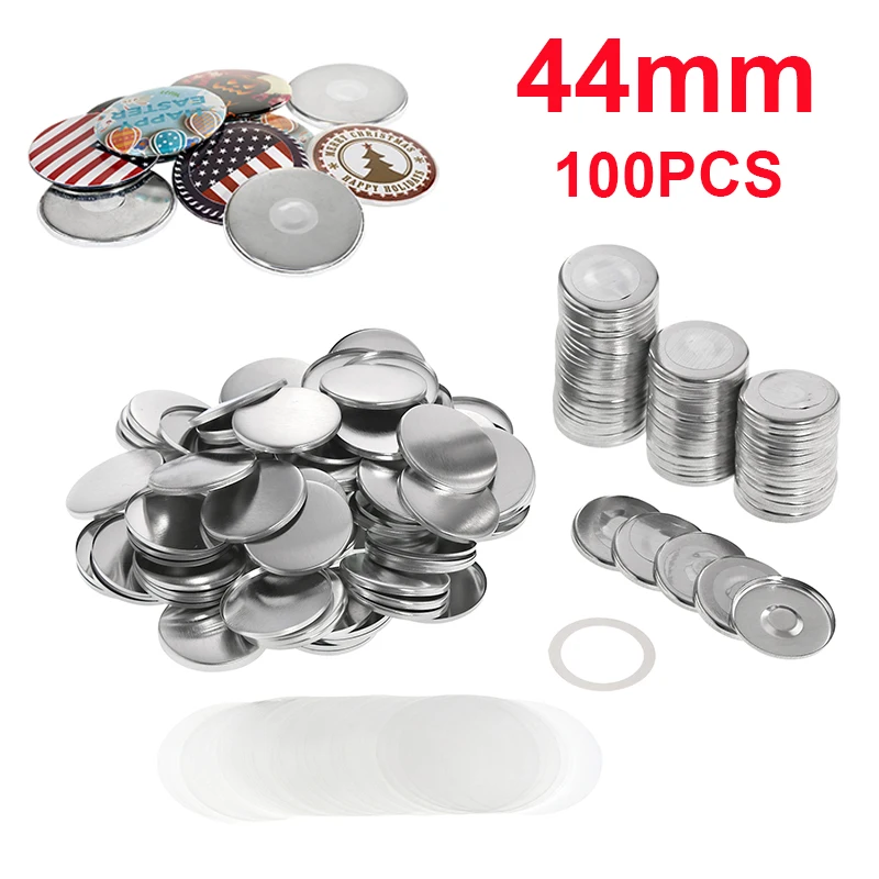 100 stks 25mm 32mm 44mm 58mm Magneet Koelkast Knop Maken Onderdelen DIY Koelkast Knop Badge Maker machine Accessoires Levert
