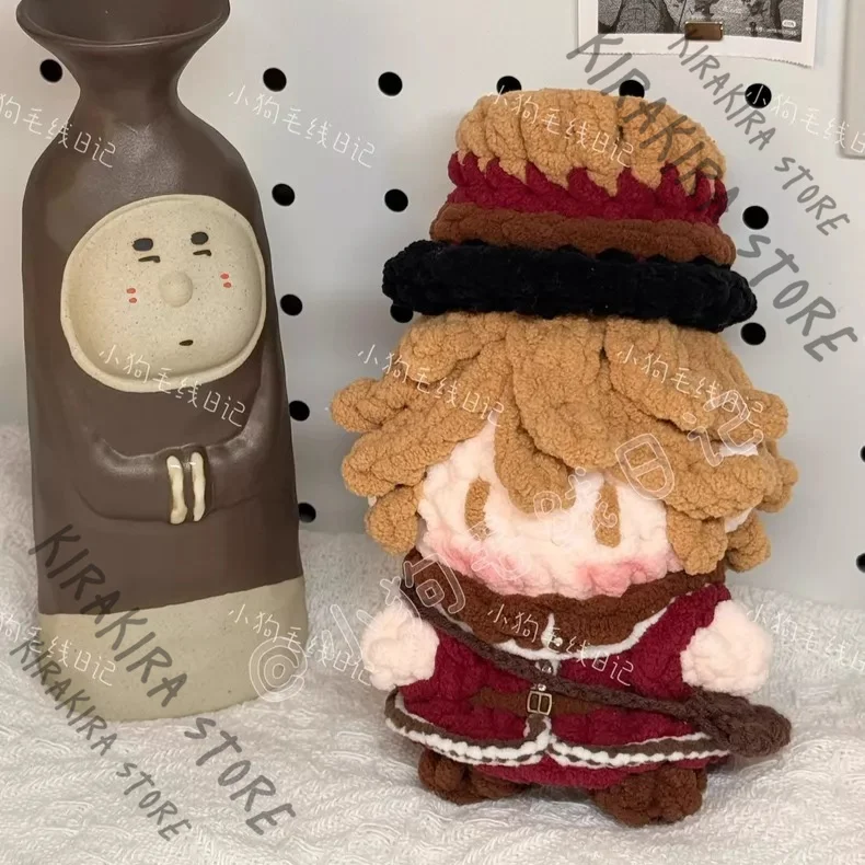 

Identity Ⅴ Victor Grantz Postman Crocheted Puppet Handmade Maumet Kawaii Figurine Model Kit Moppet Cosplay Christmas Gift