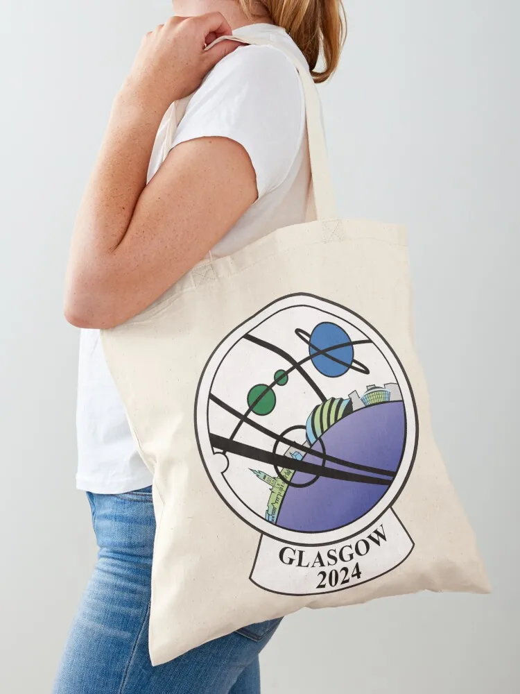 

Glasgow 2024 Worldcon logo Tote Bag Canvas bag shopper bags for women Custom bag custom tote