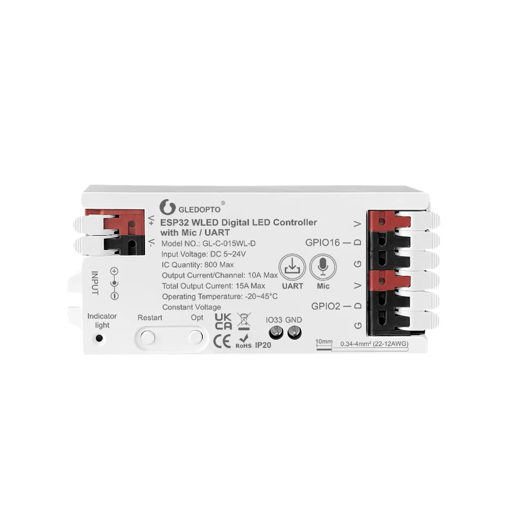 WLED LAN Controller GL-C-015WL-D: Der ultimative Controller für individuelle LED-Beleuchtung im Heim- und DIY-Bereich
