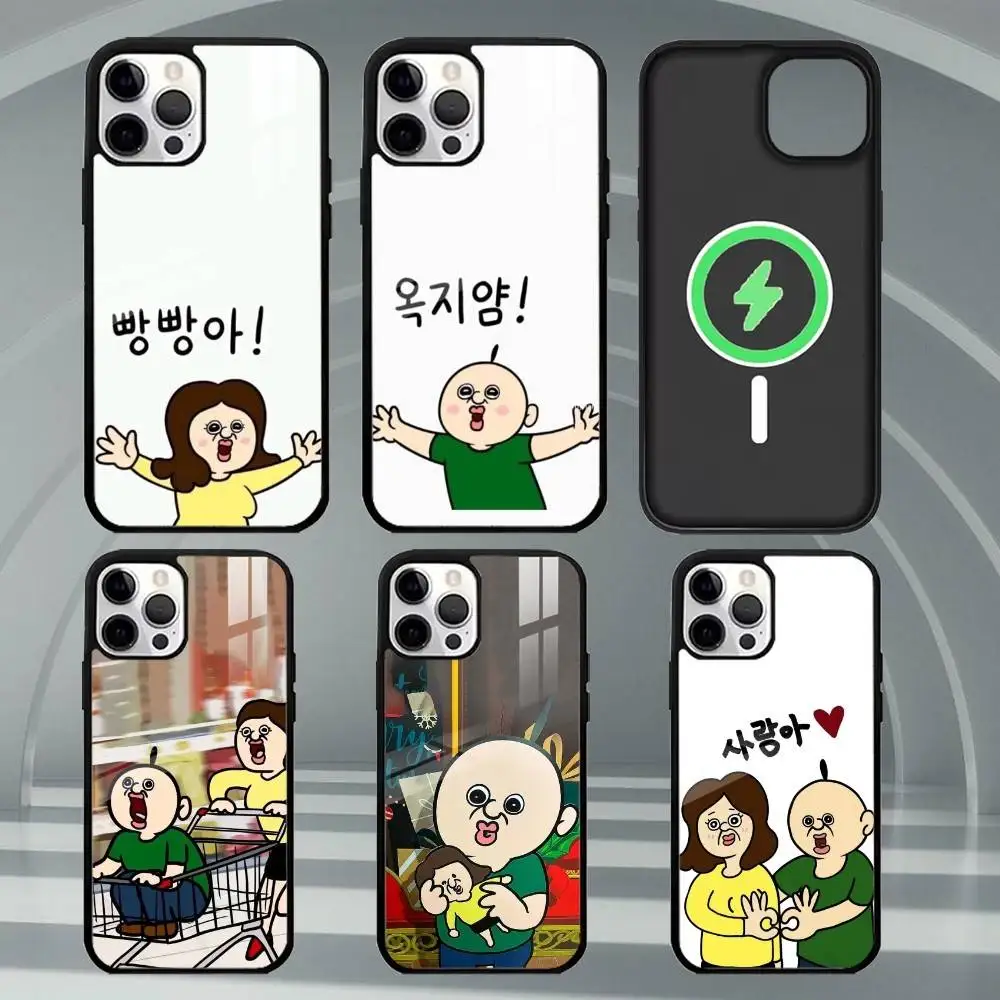 

B-BangBang Phone Case For iPhone17,16,15,14,13,12,11 Plus,Pro Max Magnetic For Magsafe Wireless Charging