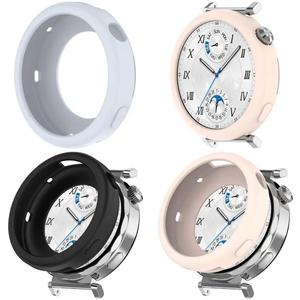 

652F 42MM Soft Silicone Watch Cover Anti dusts Shockproof Designs Flexible Silicone Case Watch Accessories for GT5 42MM