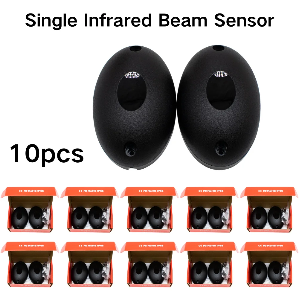 IP55 10pair/lots 12-24V AC/DC Safety Photocell Infrared Sensor for Automatic Doors and Gate Garage Openers
