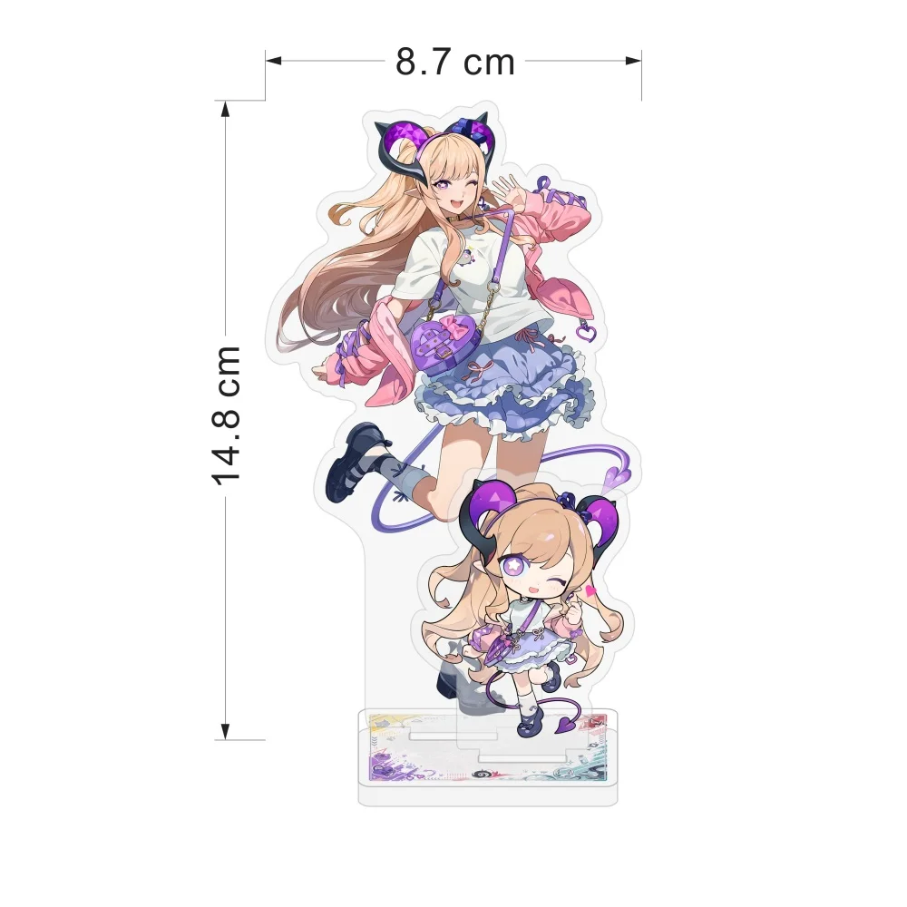 Arknights: Endfield Acrylic Standee Cute Q Version Chen Qianyu Perlica Avilin Anime Figure Desktop Model Plate Display Keychain view 2