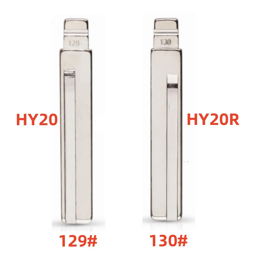 

#129 130# Replacement KD Blade HY20R Metal Blank Uncut Flip KD VVDI Remote Key Blade for Auto