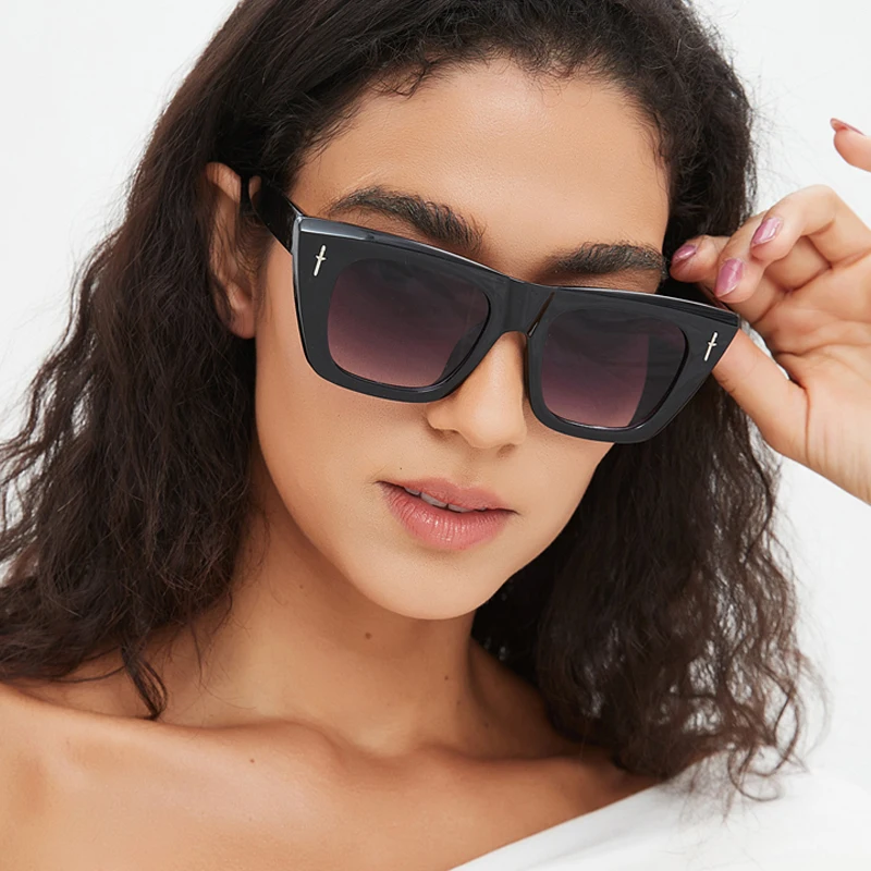 موضة مثير القط العين النظارات الشمسية النساء الرجال Vintage ظلال فاخرة القيادة الصيد نظارات شمسية سيدة رجل UV400 نظارات واقية #1