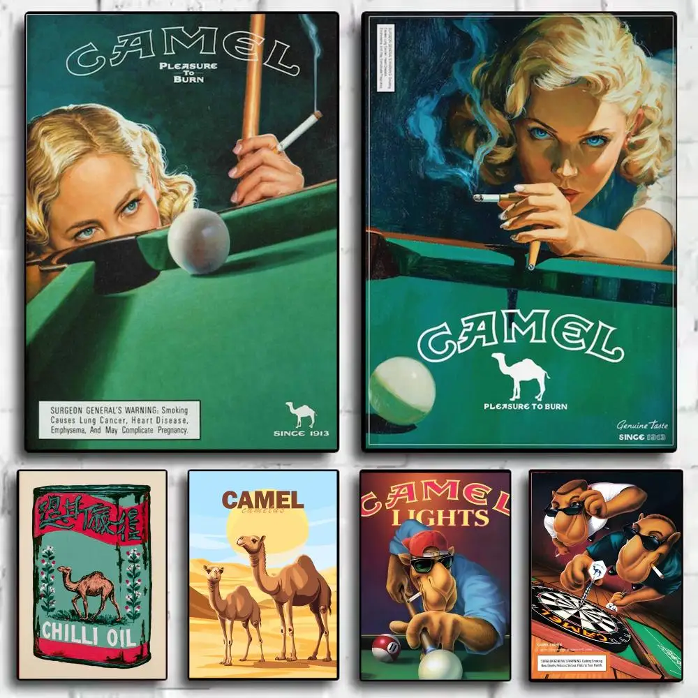 Classic Brand C-Camel Poster Wall Art Prints for Bedroom Living Room Office Home Decoration Hanging Artwork Gift