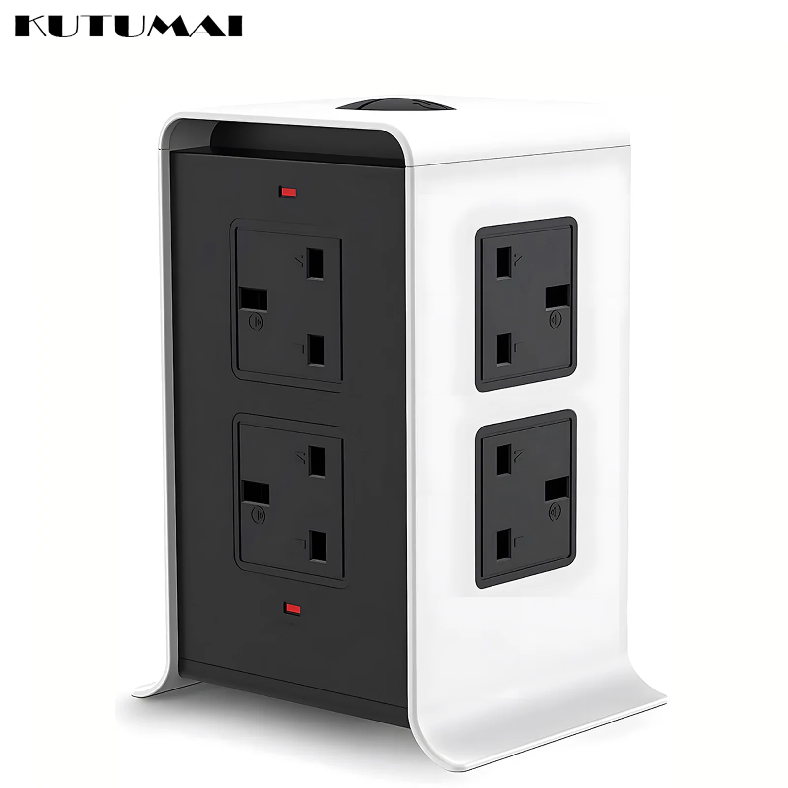 

12-in-1 Power Strip Tower with 8 Outlets 4 USB Ports 6.56FT Extension Cord Multi Socket Extender for Home Office vertical Socket