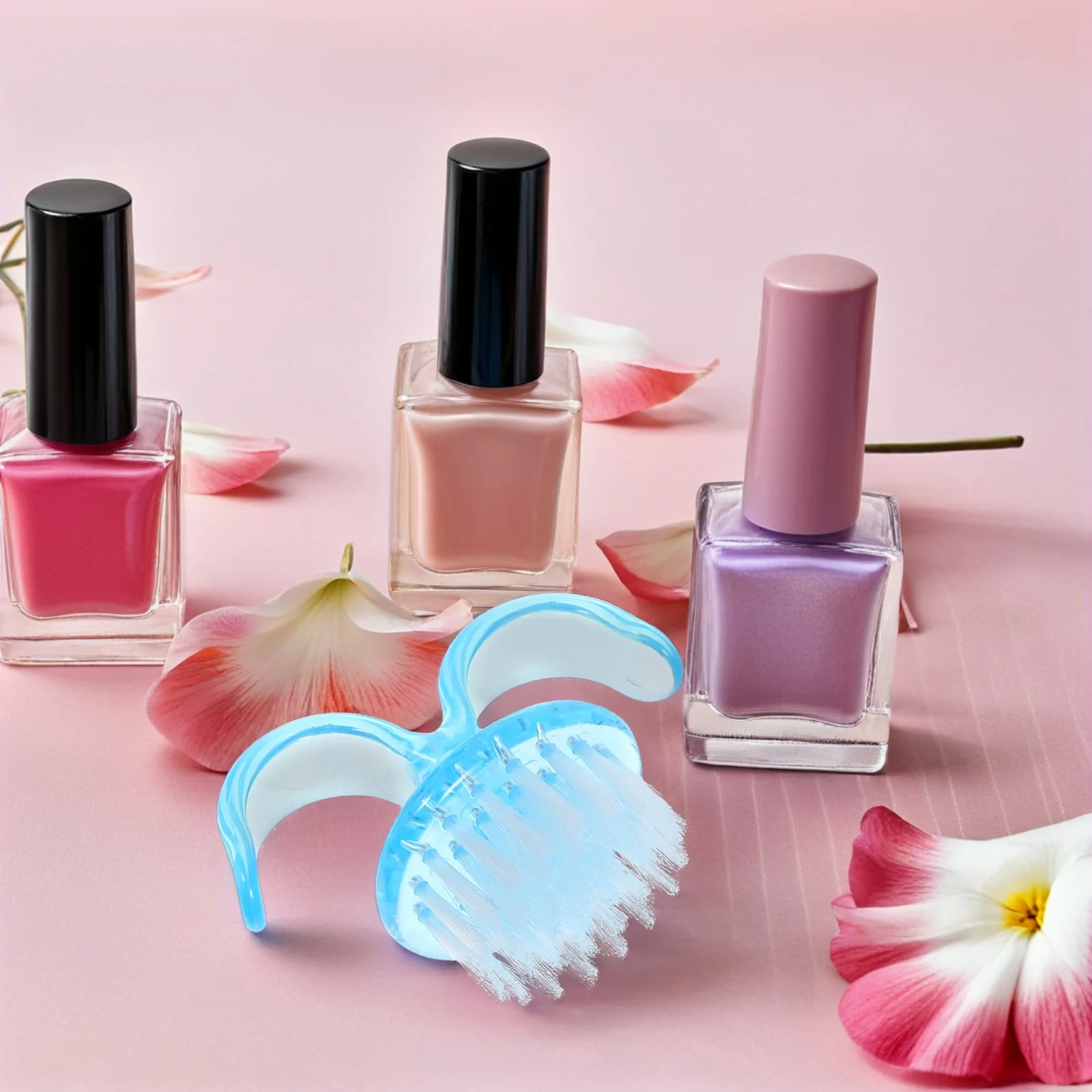 

8pcs Set Plastic Dust Cleaner For Home Professional Use Nail Dust Removal Scrubbing Brush Portable Manicure Cleanup Duster Brush