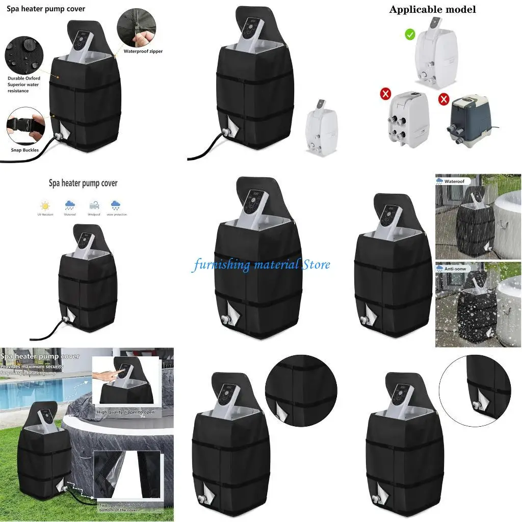 

Y5GD Inflatable Cover Thermal Cover Durable for Hot Water Heater & Bath Tub Optimal Insulation with Zipper Closure