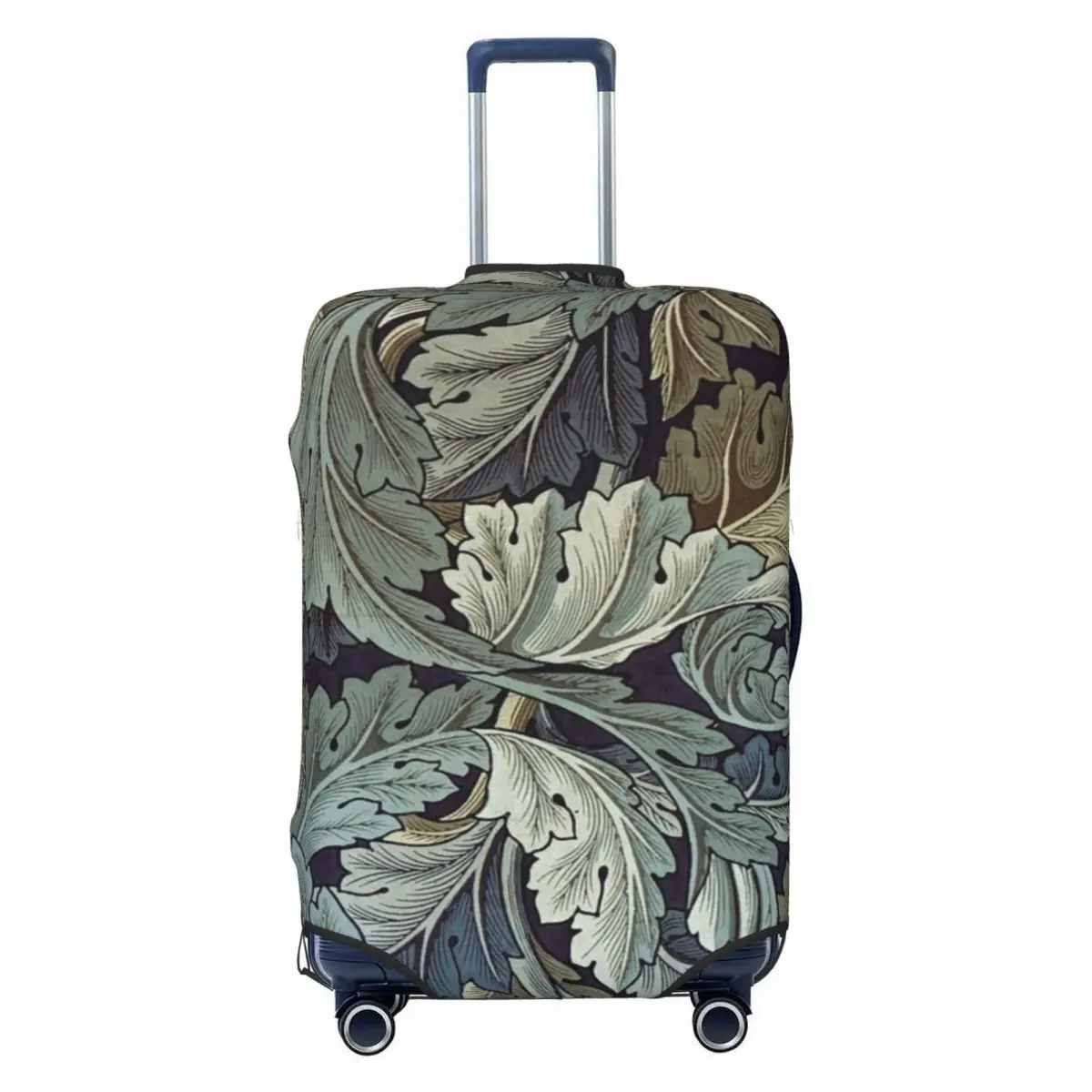

Custom Acanthus By William Morris Luggage Cover Protector Fashion Textile Pattern Travel Suitcase Covers for 18-32 Inch