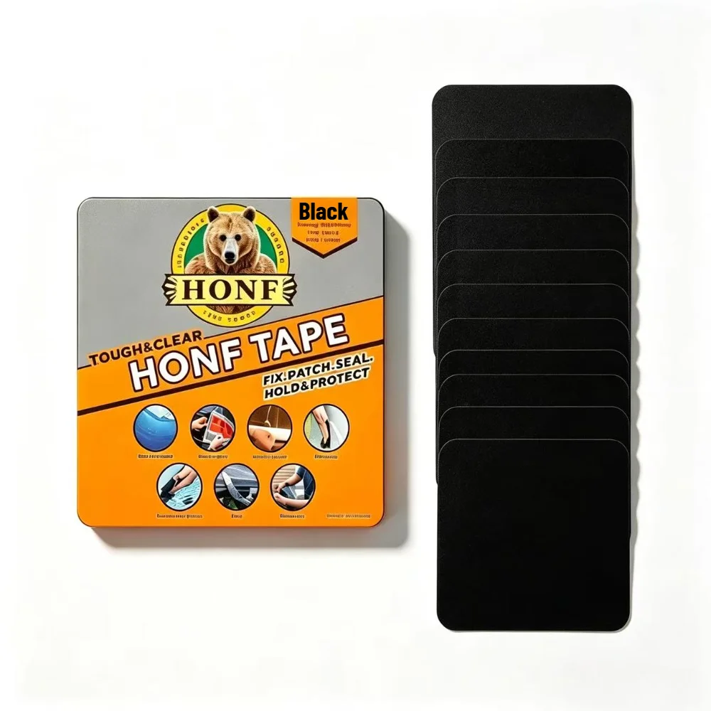 Black 10-Pack TPU Inflatable Repair kit Waterproof Patch 3.94in,for Air Mattress,Bounce House,Pool Toys,Rafts,Tent,Swimming Ring