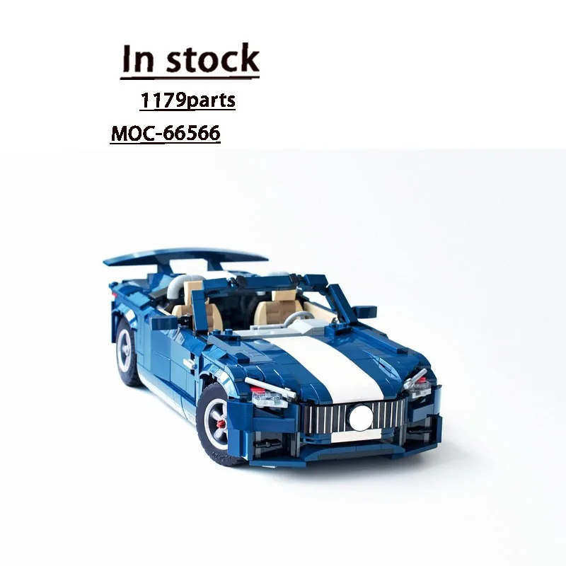 

Конструктор MOC-66566: Классический Новый Спортивный Легендарный Суперкар для Гонки, 1179 деталей, Подарок на День Рождения для Мальчиков и Детей