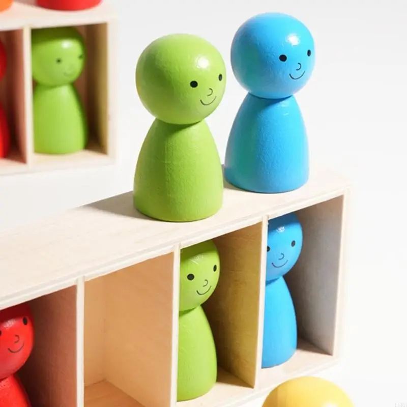 Natural Color Matching Toy Cognitive Skill Development For Preschool Children L8RB