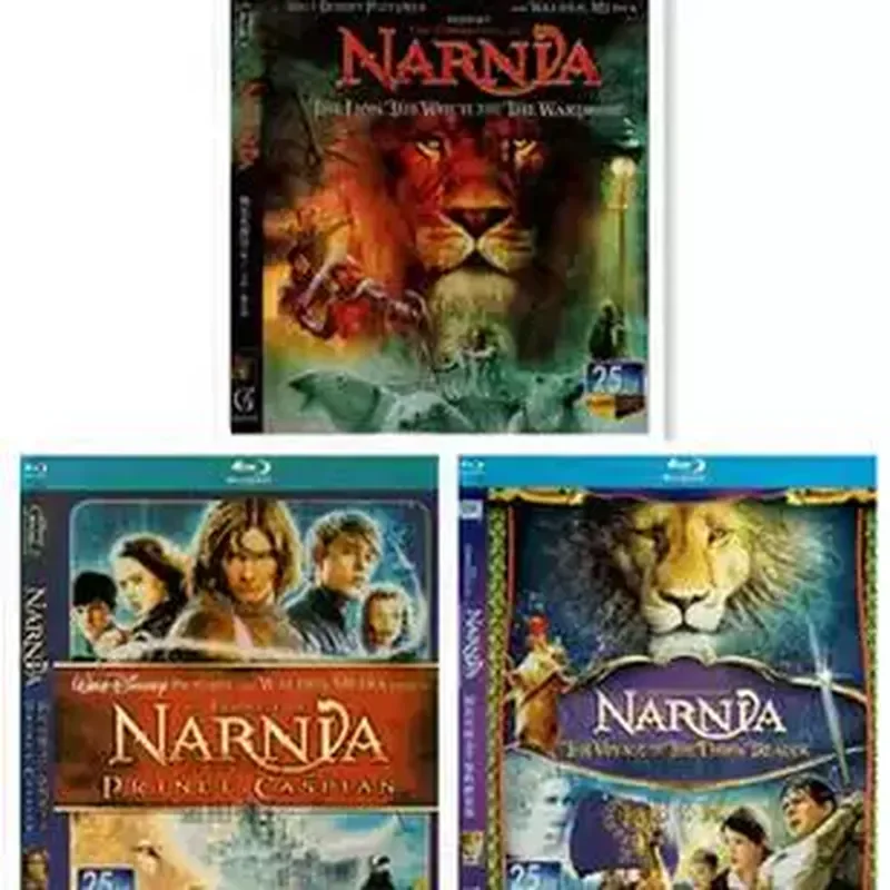 

BD Blu-ray American fantasy adventure film The Chronicles of Narnia trilogy 1080p high definition 3 disc box