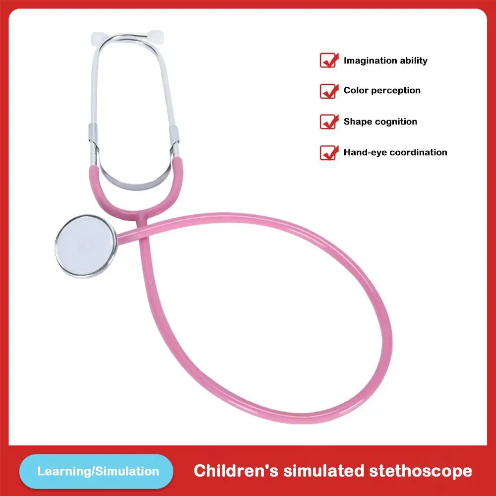 جديد متعدد الألوان السماعة لتقوم بها بنفسك تقليد التدريس السماعة لعب الأدوار التظاهر طبيب محاكاة الطلاب الطب