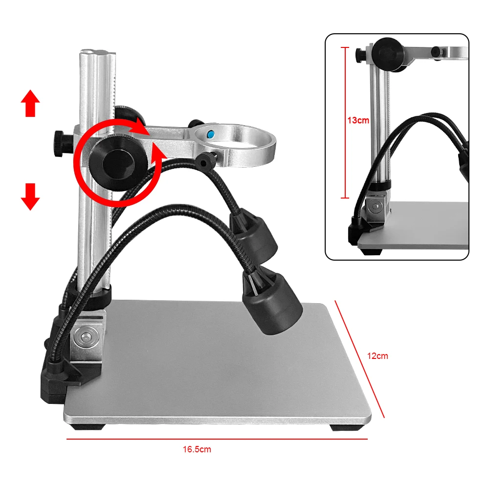 VGA HDMI Microscope Camera Video Full HD 1080P 4K 2K 3800W 38MP 21MP USB C-Mount Microscopio for Phone PCB Soldering Repair