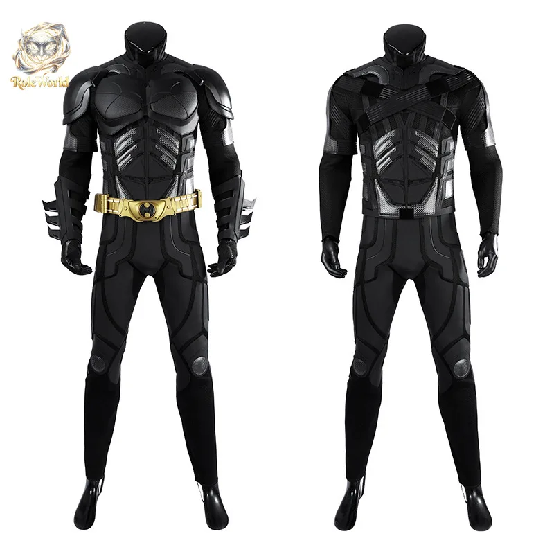 High Quality Bruce Wayne Full Cosplay Costume Men Superhero Suit For Halloween Party Comic Con - view 4
