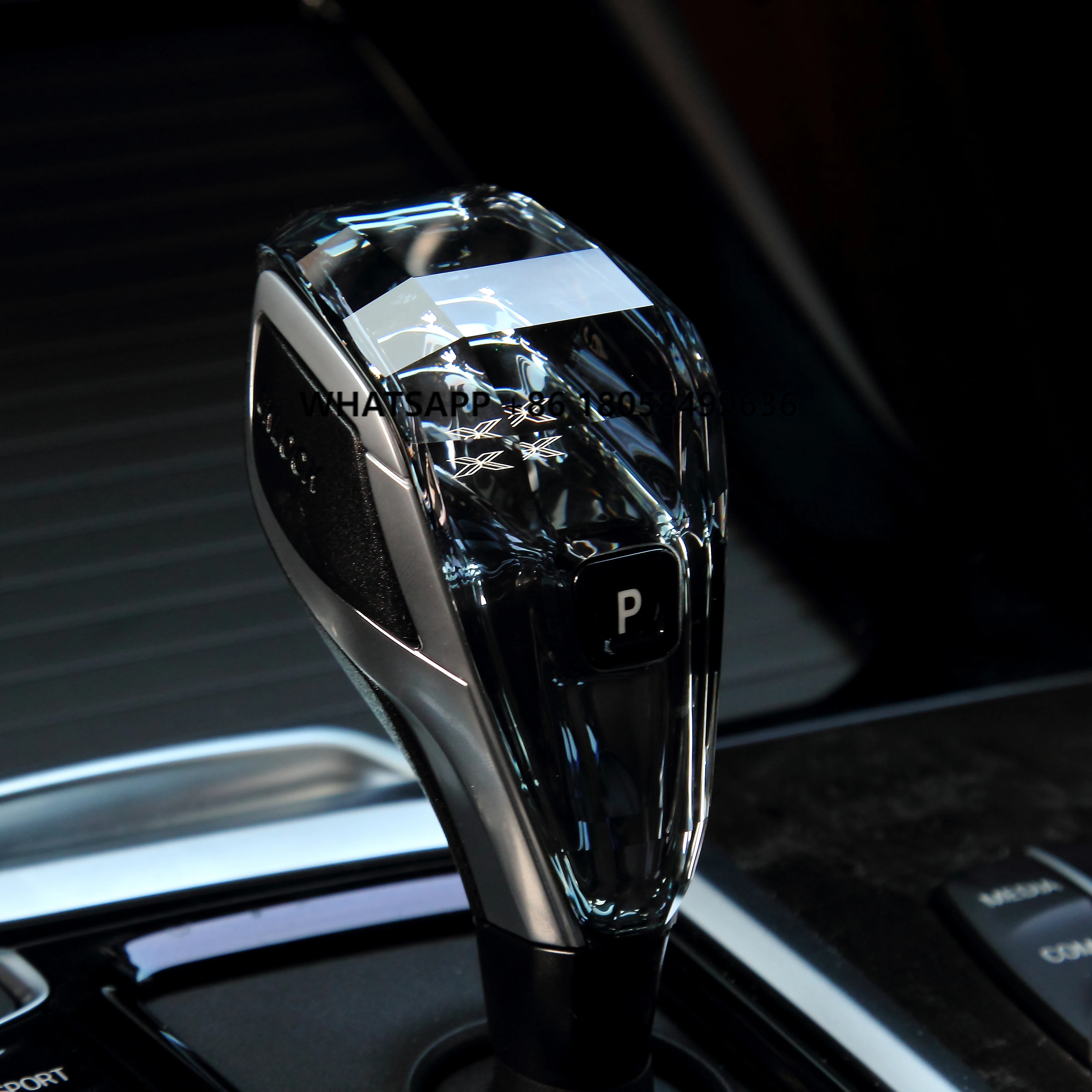 

Car Accessories for Older Cars Crystal Automatic Gear Shift Knob With Button for X3 Series Chassis G01 G08 2018-2021