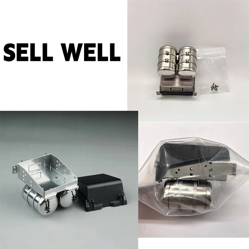 RC 1/14 トラック貯蔵タンクバッテリーボックススカニアタミヤトラックステアリングトレーラー DIY パーツ用