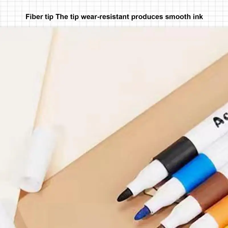 طقم تلوين زجاجي للنسيج ، أقلام أكريليك مضادة للماء ، لوازم اللوحة ، سريعة الجفاف