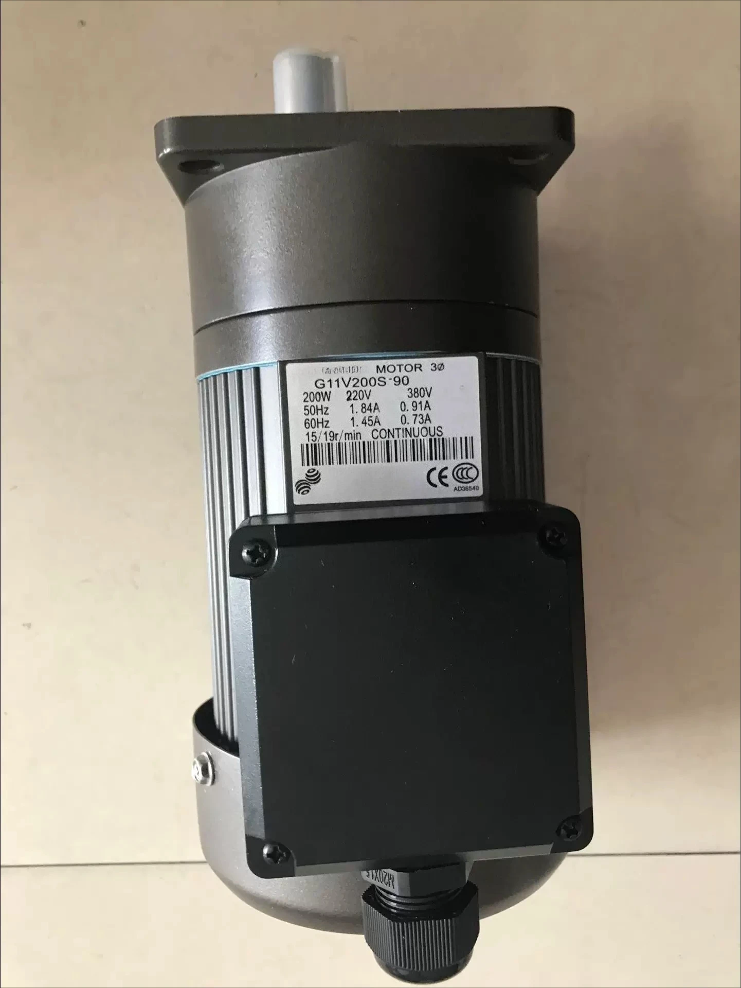 2026 Taiwan S Motor G11V200S-90/75/50 World Association Motor G11V200S-100 Geared Motor