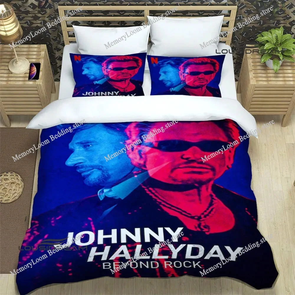

Rock Star Johnny Hallyday Bedding Sets Exquisite Bed Supplies Set Duvet Cover Bed Comforter Set Bedding Set Luxury Birthday Gift