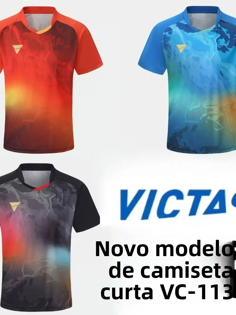 victas-新しい半袖スポーツ-t-シャツ卓球トレーニングウェア吸湿発散性-u-ネック熱転写プリントポリエステル繊維