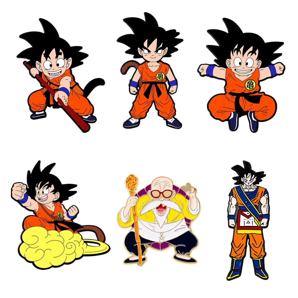Dragon Ball 6-Piece Enamel Lapel Pin Set