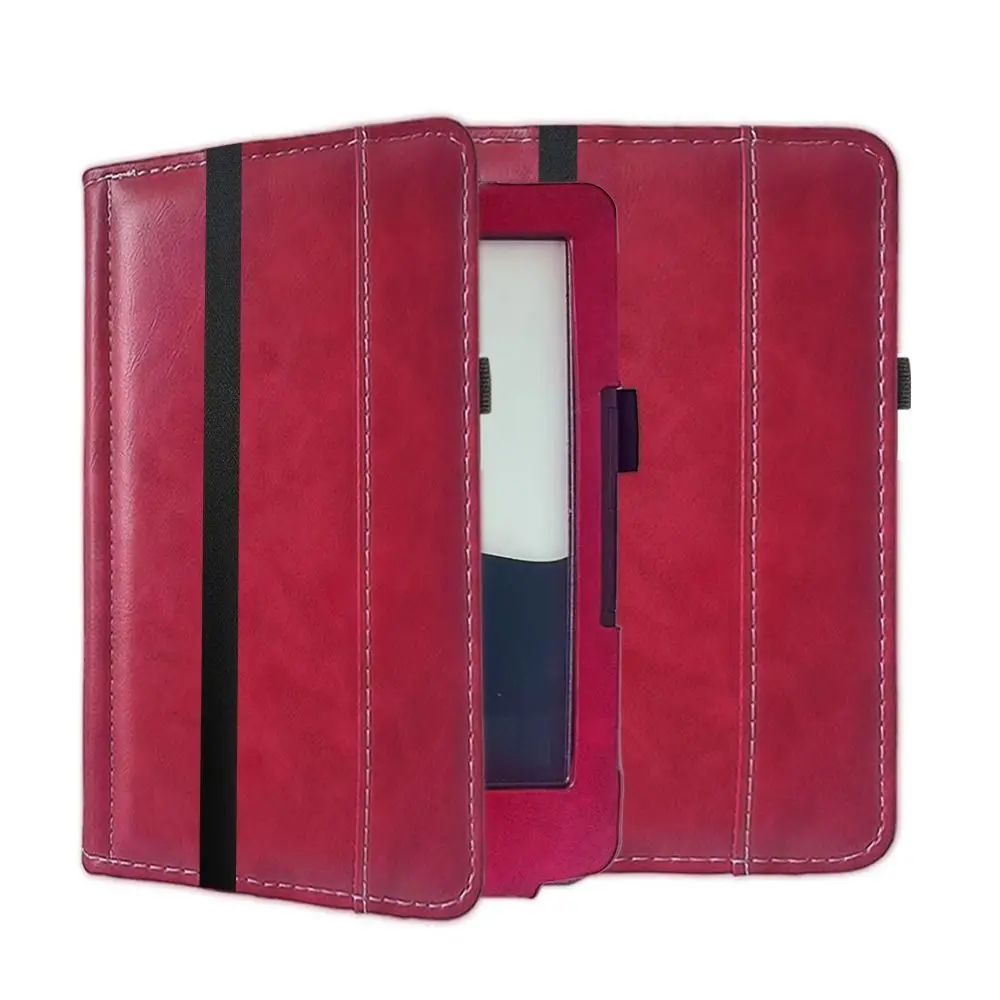 

7 inch Case Shockproof PU Leather e-Reader Cover Wear Resistant Retro Flip Funda for inkbook Calypso Plus/Classic 2/Prime