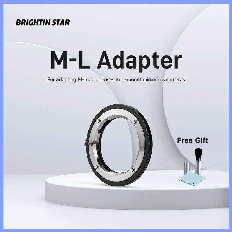 Brightin Star LM-L Lens Adapter Convertor Ring for Leica M mount to L Mount Leica L Sigma Panasonic L TL CL FP Lens Adapter