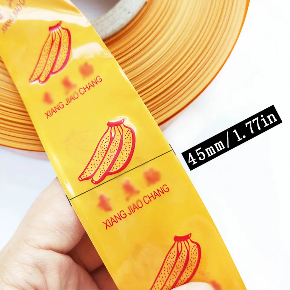 1/5/10 Meters Width 45/50/55mm Yellow Casing For Sausages Sausage Casings Sausage Shell Kitchen BBQ Tools Meat Packing Tools