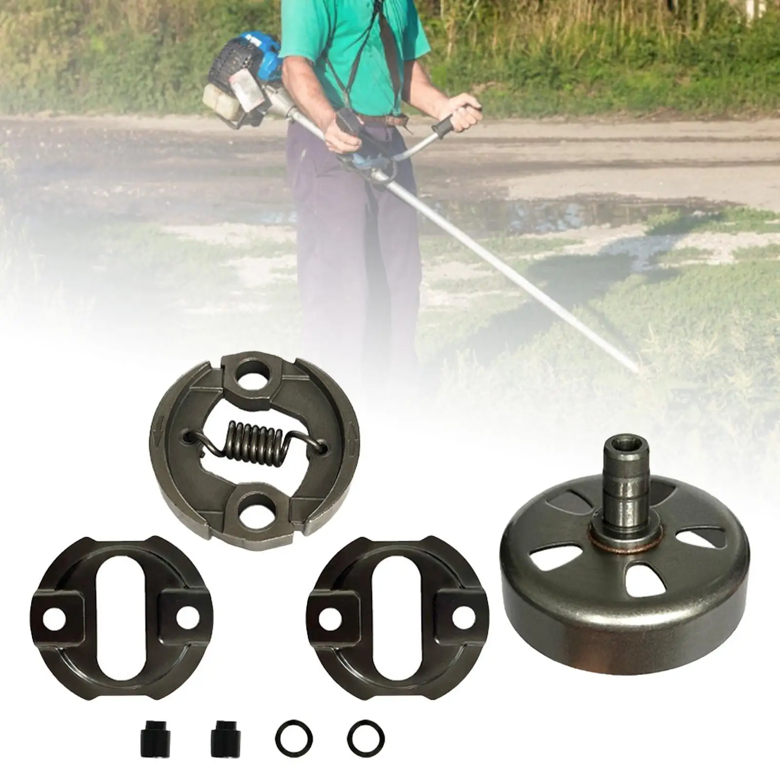 

Барабан сцепления для втулки FS91 FS94 FS131 km131, запасные части, садовый инструмент в сборе, обувь сцепления Upgarde, аксессуары для триммера