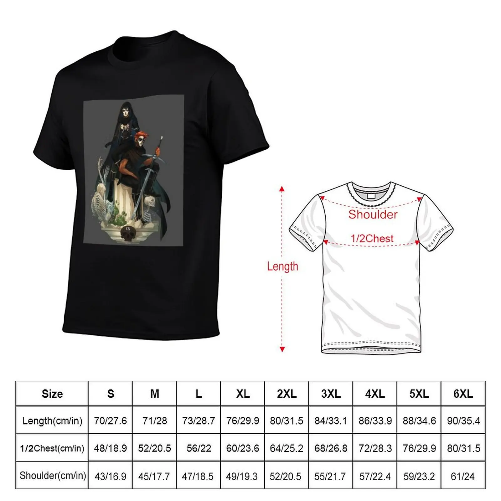 Gideon the ninth T-Shirt Short sleeve tee graphic shirts Men's t-shirts image 2