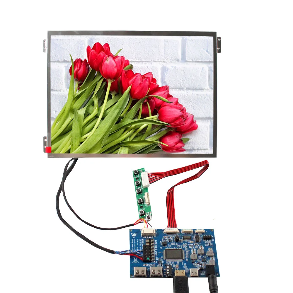 Full Viewing Angle Digital Lcd Display 10.4inch Replacement Screen Transparent Lcd Screen With Hd-Mi TypeC Usb Pcb Circuit Board